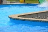 bazénové lemovky použité v aqualandu