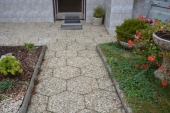 betonová dlažba šestihran vymývaná