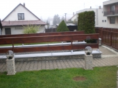 betonové osvětlení ve vymývaném povrchu