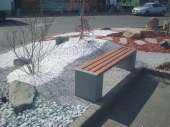 betonová lavička zahradní