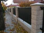 plotové tvárnice z vymývaného betonu