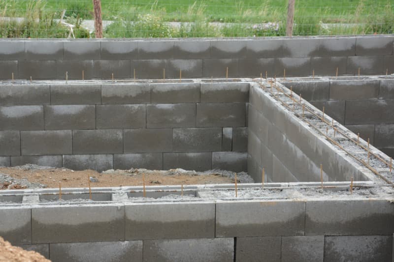 Betonování základů ze ztraceného bednění