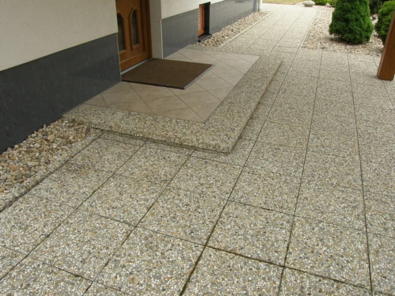 Vymývaná dlažba 40x40/5cm 2HRANY POHLEDOVÉ