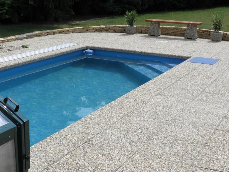 Bazénový lem Ltyp - KRUHOVÝ SEGMENT pr.2m