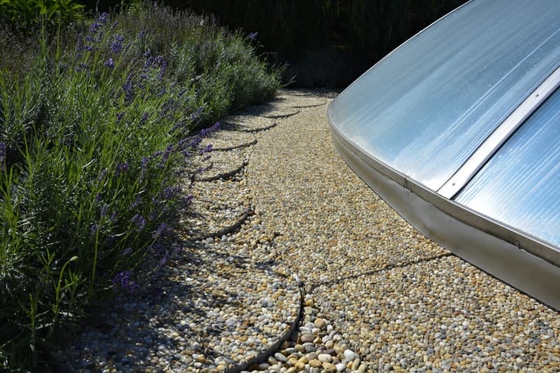 Bazénová výseč průměr 5m s pohledovou zadní hranou