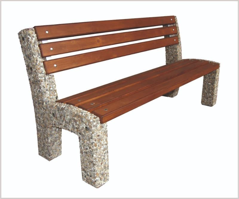 Lavička LADA - KOMPLET se dřevem