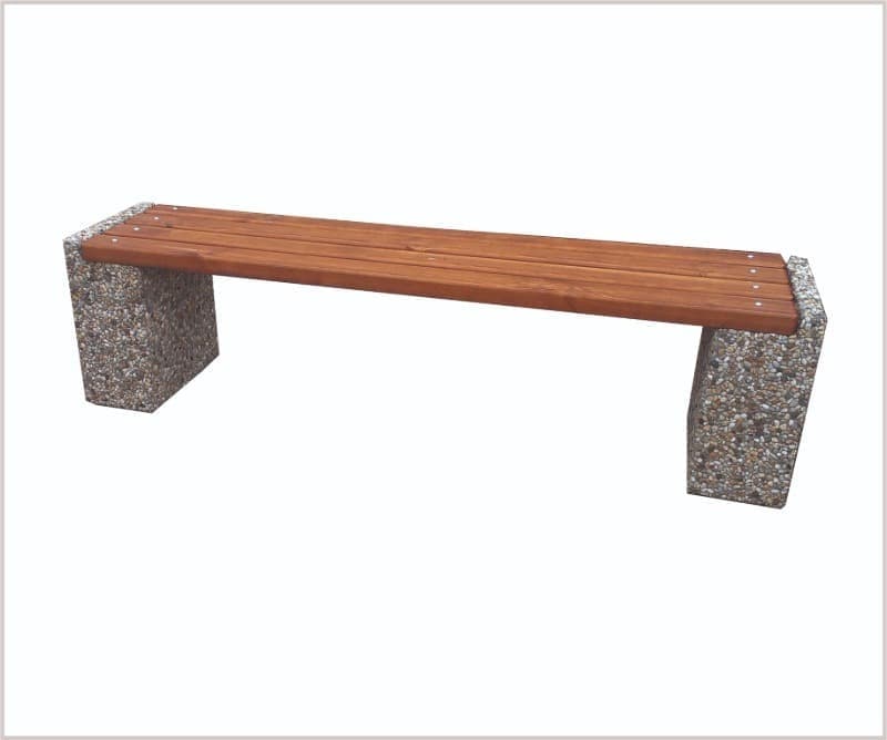 Lavička KARIN - KOMPLET se dřevem