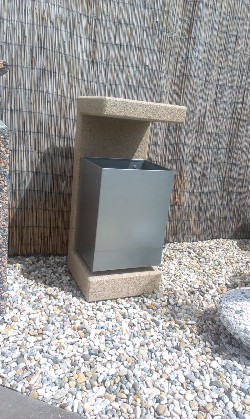 Odpadkový koš IGOR s pozinkovou nádobou