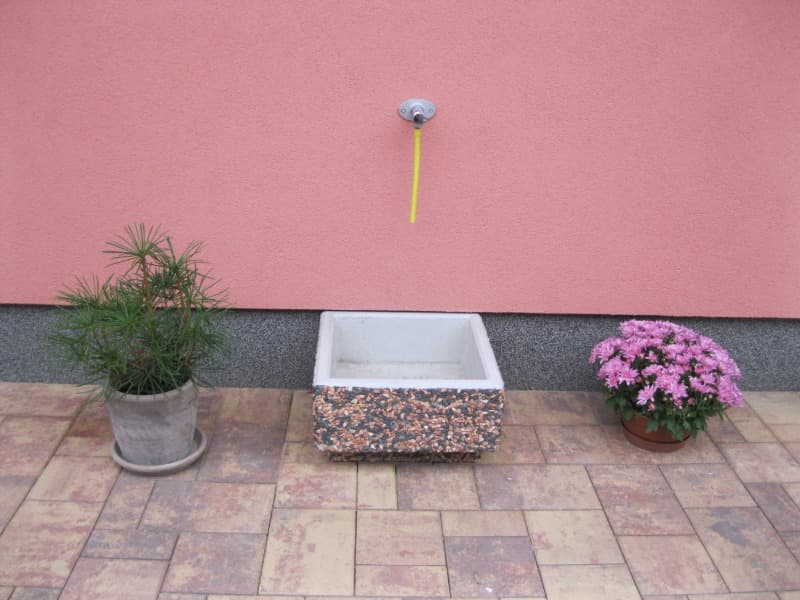 Zahradní umyvadlo - jen deska