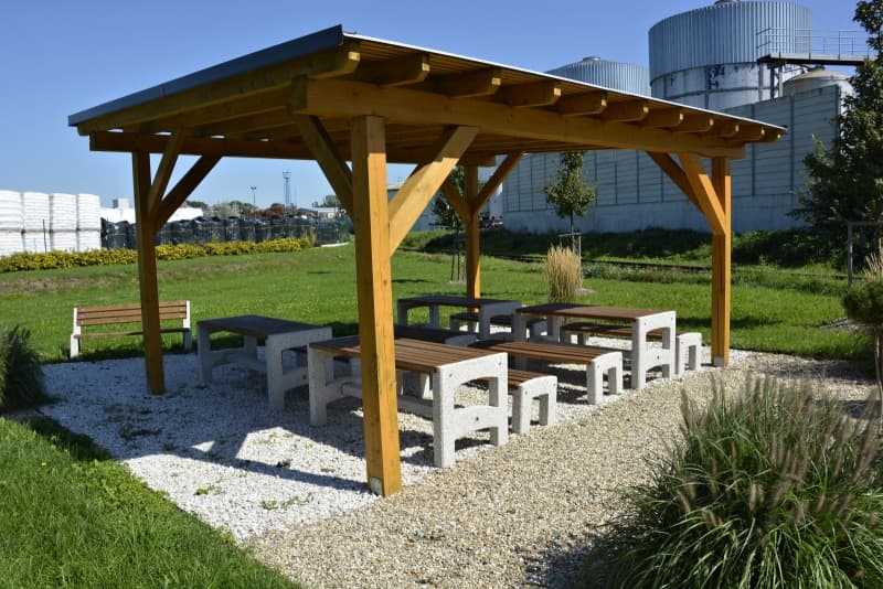 Lavička LADA - KOMPLET se dřevem