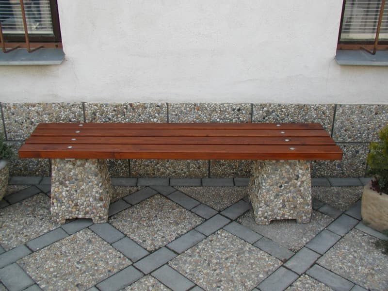 Lavička NELA - sada 2betonů (bez dřeva)