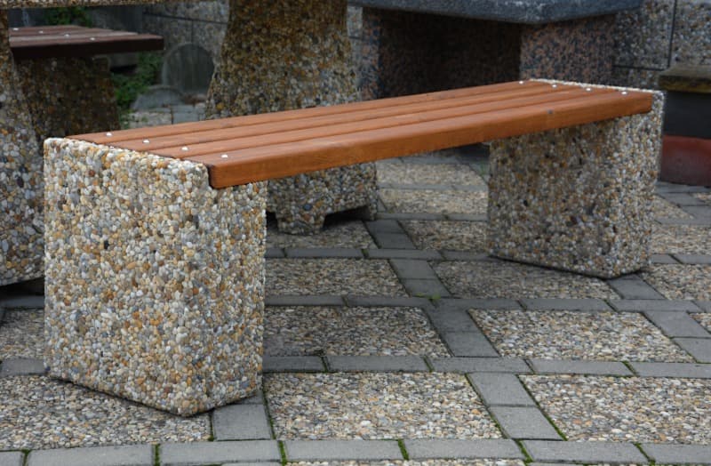 Lavička KARIN - sada 2betonů (bez dřeva)